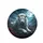 Regal White Lion Blue Eyes Crimson Roses Full Moon Mountains - Wildlife Lover Gift Spare Tire Cover - 4