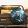 Regal White Lion Blue Eyes Crimson Roses Full Moon Mountains - Wildlife Lover Gift Spare Tire Cover - 2