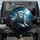 Regal White Lion Blue Eyes Crimson Roses Full Moon Mountains - Wildlife Lover Gift Spare Tire Cover - 1
