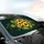Lush Sunflowers Green Vines Golden Rays - Nature Lover Home Decor Gift Car Sunshade - 6