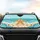 Starfish Seashell Sandy Beach Ocean Waves Sky Cloud - Home Decor Gift for Marine Lover Car Sunshade - 4