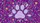 Paw Print Lavender Purple Teal Gold Confetti Shapes - Everyday Auto Accessory for Pet Lovers Car Sunshade - 7