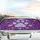 Paw Print Lavender Purple Teal Gold Confetti Shapes - Everyday Auto Accessory for Pet Lovers Car Sunshade - 5