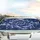 Liquid Marble Organic Swirls Interwoven Currents Dynamic Curves Fluid - Home Decor Gift Car Sunshade - 5