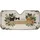 Curious Cats Floral Leaves Wooden Plank - Rustic Home Decor Gift for Cat Lover Car Sunshade - 3