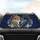 Majestic Wolf Electric Blue Eyes Ancient Forest Ice Mist - Wildlife Lover Gift Car Sunshade - 4