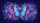 Blue Morpho Butterfly Pink Floral Fantasy Stars - Wildlife Lover Gift Car Sunshade - 7