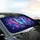 Blue Morpho Butterfly Pink Floral Fantasy Stars - Wildlife Lover Gift Car Sunshade - 6