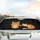 Orange Tabby Emerald Eyes Sleepy Cat Shadow Paw Print Cats - Feline Lover Home Decor Gift Car Sunshade - 5