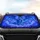 Majestic Blue Dragon Cosmic Starbursts Unfurled Wings - Fantasy Lover Gift Car Sunshade - 4
