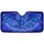 Majestic Blue Dragon Cosmic Starbursts Unfurled Wings - Fantasy Lover Gift Car Sunshade - 3