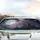 Full Moon Japanese Pagoda Cherry Blossom Mountain - Mystical Decor Fantasy Lover Gift Car Sunshade - 5