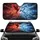 Red Phoenix Icy Dragon Yin-Yang Cosmic Balance - Mythical Creature Gift Car Sunshade - 1