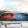Red Phoenix Icy Dragon Yin-Yang Cosmic Balance - Mythical Creature Gift Car Sunshade - 5