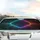 Dynamic Energy Grid Neon Lights - Automotive Style Gift for Tech Lover Car Sunshade - 5