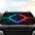 Dynamic Energy Grid Neon Lights - Automotive Style Gift for Tech Lover Car Sunshade - 4