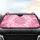 Vibrant Fuchsia Rose Pink Glitter Sparkling Light - Everyday Vehicle Accessory Car Sunshade - 4