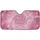 Vibrant Fuchsia Rose Pink Glitter Sparkling Light - Everyday Vehicle Accessory Car Sunshade - 3