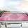Vibrant Fuchsia Rose Pink Glitter Sparkling Light - Everyday Vehicle Accessory Car Sunshade - 5