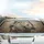 Majestic White Lion Ivory Mane Blue Floral Enchanted Garden - Wildlife Lover Gift Car Sunshade - 5