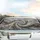 Fluid Marble Vortex Ribbons Stone Metal - Car Accessory Gift Car Sunshade - 5