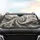 Fluid Marble Vortex Ribbons Stone Metal - Car Accessory Gift Car Sunshade - 4