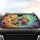 Dragonflies Rose Floral Stained Glass - Home Decor Gift for Wildlife Lover Car Sunshade - 4