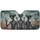 Extraterrestrial Grey Aliens Desert Landscape - Sci-Fi Fan Gift for Alien Enthusiasts Car Sunshade - 3