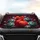 Phoenix Bird Peony Floral Smoke Cloud Background - Home Decor Gift for Bird Lover Car Sunshade - 4