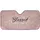 Blessed Black Cursive Script with Shimmering Bokeh Lights - Everyday Appreciation Gift Car Sunshade - 3
