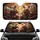 Pigs on a Steering Wheel Autumn Forest Road with Falling Leaves - Wildlife Lover Gift Car Sunshade - 1