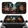 Comical Dog Duo Steering Wheel Urban Night - Pet Lover Gift Car Sunshade - 1