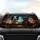 Comical Dog Duo Steering Wheel Urban Night - Pet Lover Gift Car Sunshade - 4