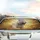 Majestic White Tiger Roaring Luminous Energy Stars - Wildlife Lover Gift Car Sunshade - 5