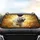 Majestic White Tiger Roaring Luminous Energy Stars - Wildlife Lover Gift Car Sunshade - 4