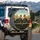 Cheerful Skeletons Sunglasses Highway Drive - Open Road Adventure Gift Spare Tire Cover - 3