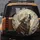 Majestic Brown Cream Gold Relief Sculpted Howling Wolf Moon - Outdoor Adventure Nature Lover Gift Spare Tire Cover - 5