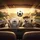 Fluffy White Cat Shiba Inu Soccer Ball Ride - Golden Hour Road Pet Lover Gift Spare Tire Cover - 6