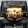 Fluffy White Cat Shiba Inu Soccer Ball Ride - Golden Hour Road Pet Lover Gift Spare Tire Cover - 1