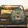 Majestic Hyper-Realistic Tabby Cat Emerald Eyes Direct Gaze - Cat Lover Gift Spare Tire Cover - 2