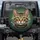 Majestic Hyper-Realistic Tabby Cat Emerald Eyes Direct Gaze - Cat Lover Gift Spare Tire Cover - 1