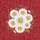 Prominent White Daisy Yellow Center Flower Paisley Red Floral Leaf Home Decor Gift Spare Tire Cover - 6