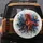 Galloping Red Horse Green Stripe Chain - Wildlife Lover Gift for Equestrians Spare Tire Cover - 5