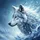 Shattered Ice Wolf Head Crystal Shards Golden Eyes Frost - Arctic Wildlife Lover Gift Spare Tire Cover - 6