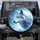 Shattered Ice Wolf Head Crystal Shards Golden Eyes Frost - Arctic Wildlife Lover Gift Spare Tire Cover - 1