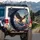 Bald Eagle American Flag Statue of Liberty Independence Day Gift for Veterans Spare Tire Cover - 3