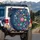Modern Folk Art Flowers Abundant Botanical Tapestry - Home Decor Gift Spare Tire Cover - 3