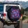 Luxuriant Organically Interwoven Neon Floral Botanical Vines Home Decor Gift Spare Tire Cover - 3