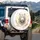 White Tiger Golden Feather Golden Foliage Ethereal Mist - Wildlife Fantasy Lover Gift Spare Tire Cover - 3