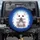 Surprised Fluffy White Baby Animal Pink Cheeks Deep Blue - Home Decor Gift for Pet Lovers Spare Tire Cover - 1